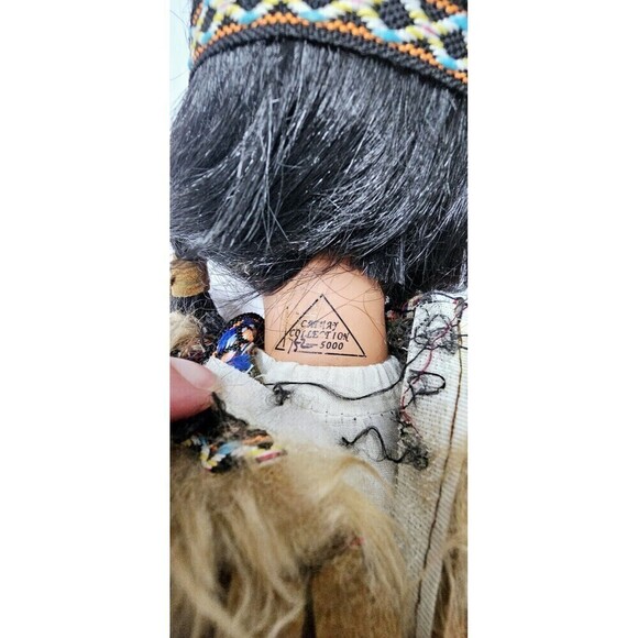 CATHAY COLLECTION Limited Item 752-5000 Native American Doll With Stand  16.5 In - Picture 3 of 10